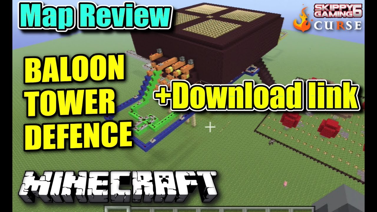 MINECRAFT - PS3 - BALLOON TOWER DEFENSE - MAP REVIEW  MINECRAFT - PS3 - BALLOON TOWER DEFENSE - MAP REVIEW