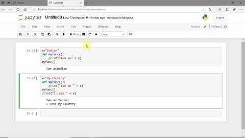 lec 7| creating local and global variables|Python|by BhanuPriya