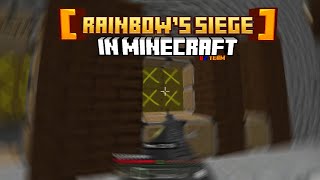 Hlebniy's Siege / Rainbow's Six Siege in Minecraft Bedrock! Edit ~ Sudno