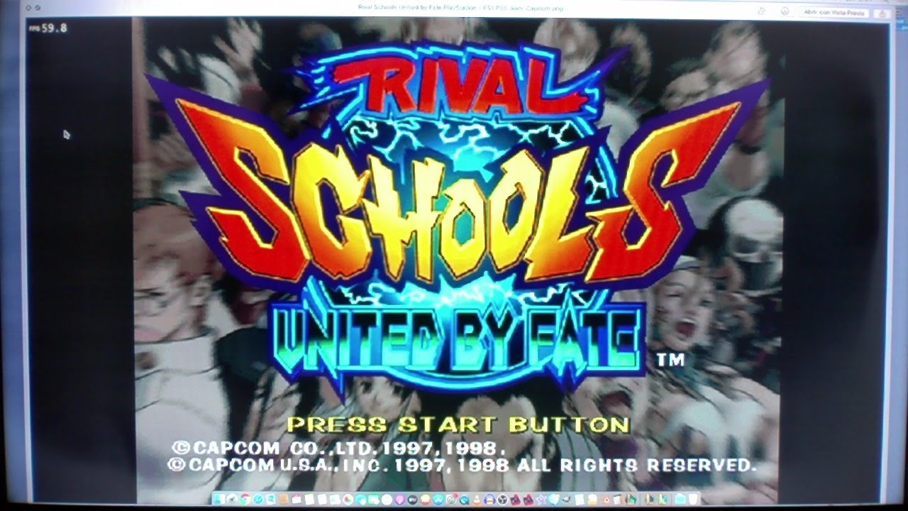 Rival Schools United by Fate PlayStation 1 PS1 PSX Sony Capcom - YouTube