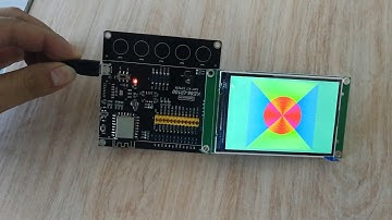How does the IoT Base GUI Devkit ESP8266 SOC Development Board + 3.5 inch TFT LCD Screen Work?