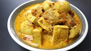 Opor telur tahu tempe yang tidak kalah enaknya untuk lebaran
