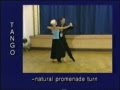 Tango dance steps 18 natural promenade turn