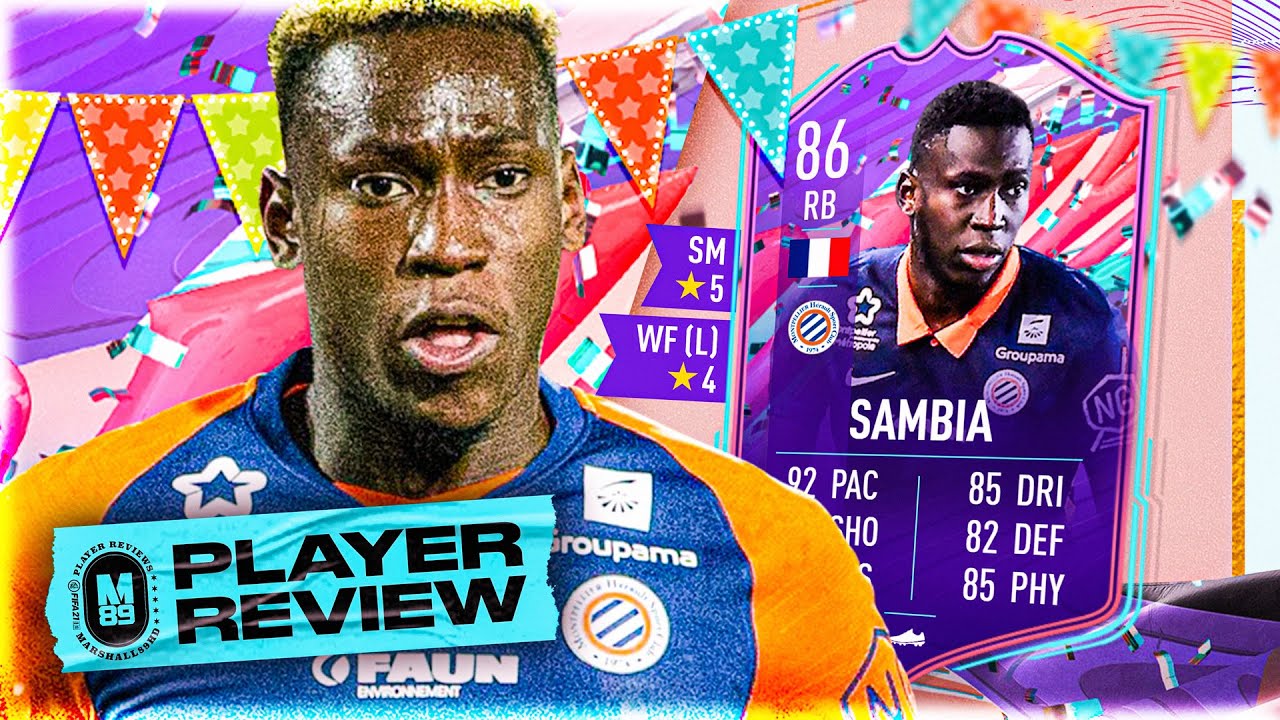 FUT BIRTHDAY SAMBIA PLAYER REVIEW | 86 FUT BIRTHDAY SAMBIA REVIEW | FIFA 21 Ultimate Team