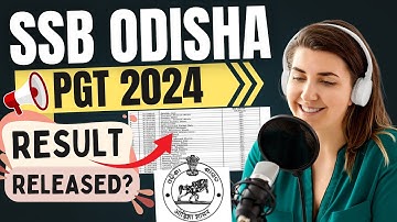 ssb odisha pgt result 2024 | how to check odisha pgt result 2024 | mahir academy