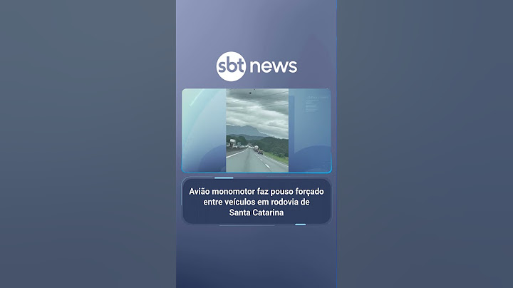 Avião monomotor faz pouso forçado entre veículos em uma rodovia em SC | SBT Brasil (05/04/25)