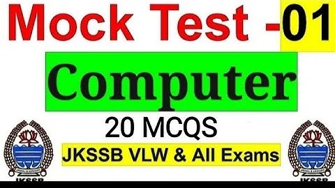 COMPUTER MCQS for VLW Exam || PRACTICE SET 1