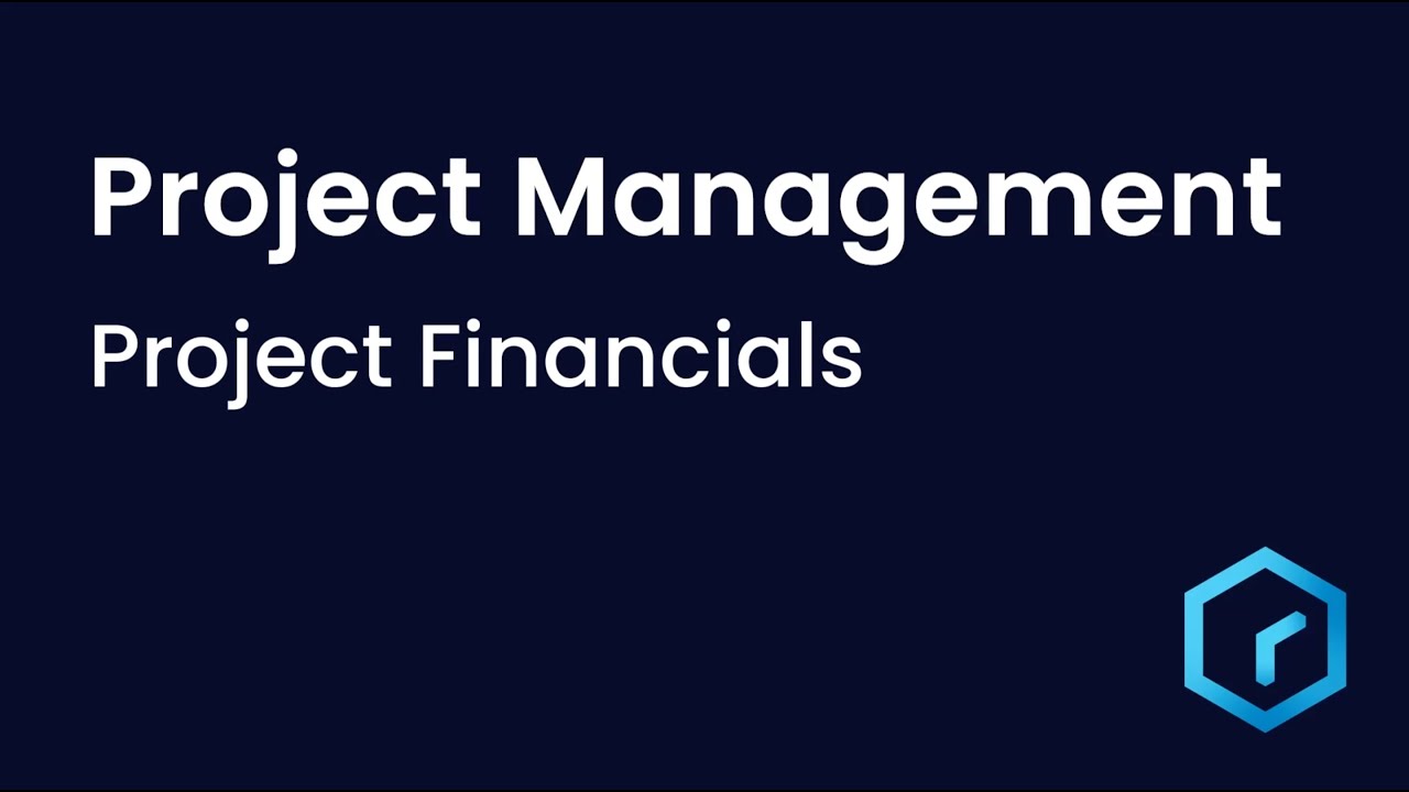 Tutorial - Project Management: Project Financials