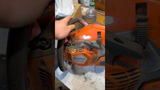 Ale bym se piłę poregulował #narzędzia #naprawa #serwis #stihl #husqvarna