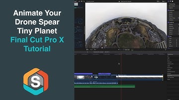 How to animate your Drone Sphere / Tiny Planet / Panorama - Final Cut Pro X Tutorial