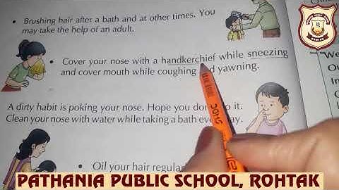 Pathania World Campus- Class 1-Evs ( Ch-9 Healthy Habits)