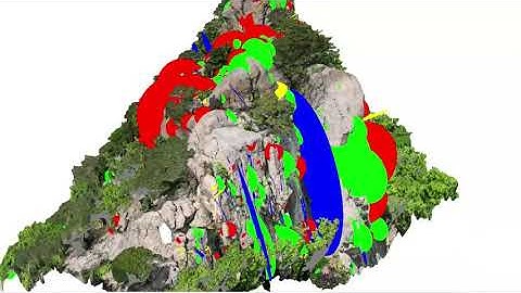 Automatic Joint Plane detection in Rock Mass by 3D Traces Lattice Analysis