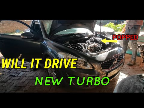 Installing a new turbo into a Volvo C30