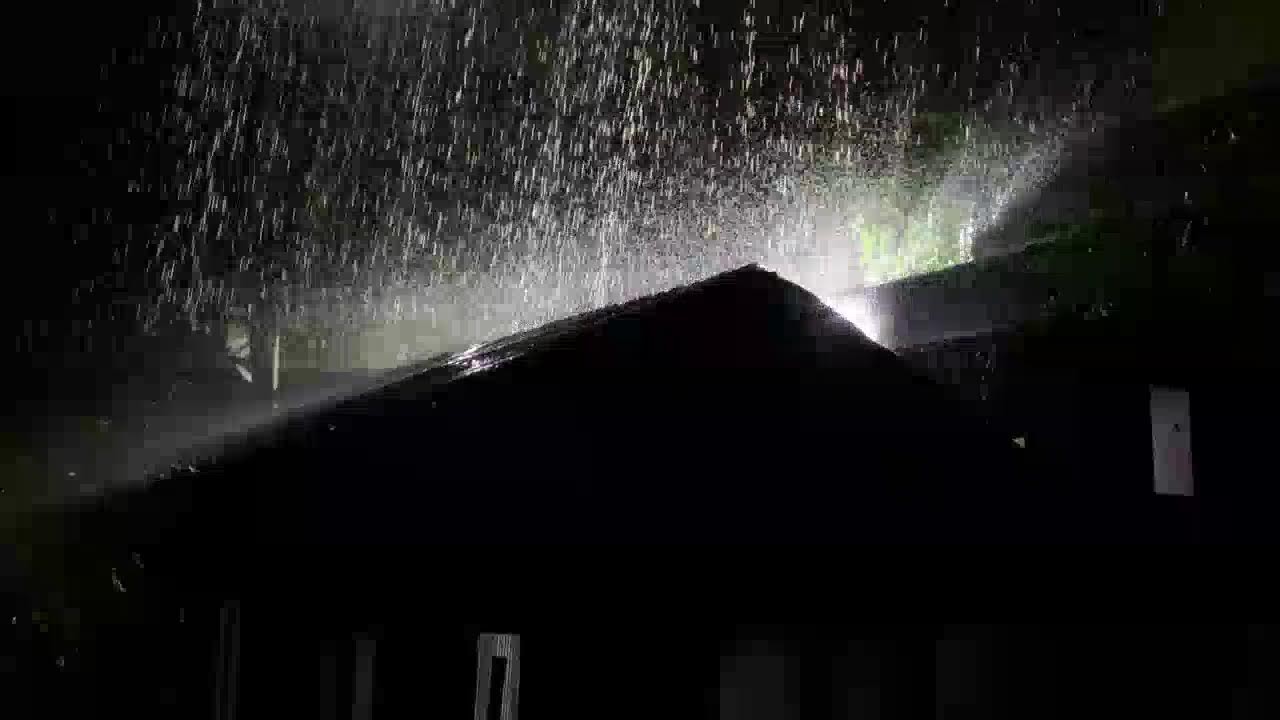 Relaxing Heavy Rain on Tin Roof for Instant Sleep