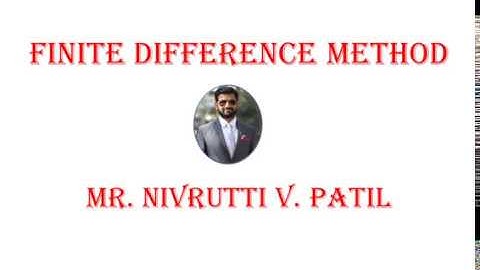 Finite-Difference Method