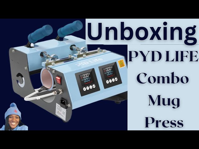 UNBOXING PYD LIFE SUBLIMATION TUMBLER HEAT PRESS 2 IN 1 