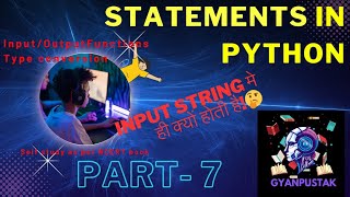 Statements and type conversion in python