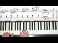 Learn to play arabesque jf burgmuller  piano tutorial part 3