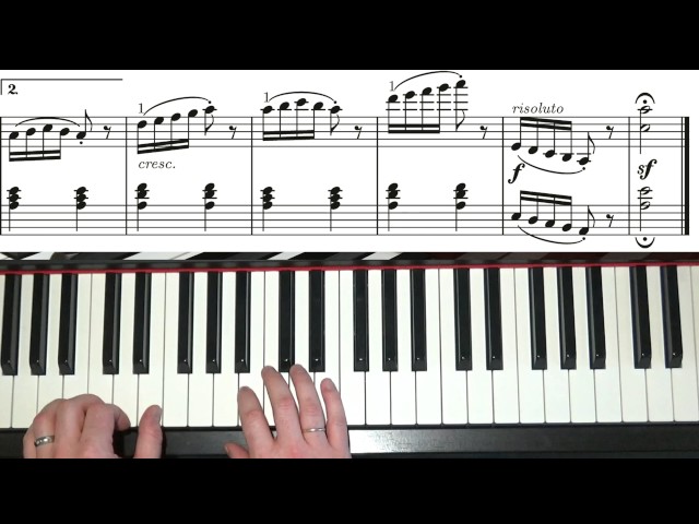 Learn To Play Arabesque (J.F. Burgmuller) - Piano Tutorial Part 3 class=