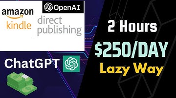 How i Earn $250 Day Using ChatGPT and Amazon Kindle #openai #chatgpttomakemoney #chatgpt