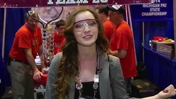 FIRST Alum & Mentor Emma Dumont tells us what FIRST Robotics Championship is all about.