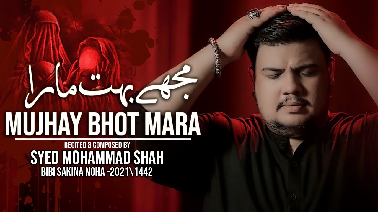 Shahadat Bibi Sakina Noha 2021 | MUJHE BOHAT MARA | Syed Mohammad Shah Nohay | 13 Safar Noha 2021