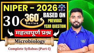 L-24- NIPER JEE 2026 | Microbiology: Complete Syllabus Part- I | 360 Series #niper #microbiology