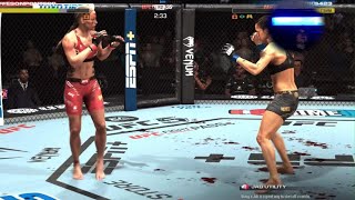 Brutal Fight UFC 5 @ufc @UFCFightPass #ufc5 #ufc5ranked #ufc5gameplay #gamingcommunity 