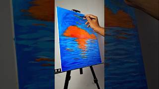 Reusing old canvas for painting #shorts #painting #humkreative #trending #trendingshorts