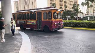 Jolley trolley Clearwater FL Pinellas county.￼