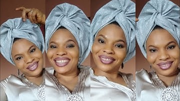 Quick and easy gele head wrap tutorial. #viral #trending #ladiesfashion #youtubevideo