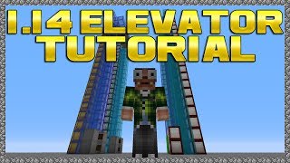 Minecraft 1.14 ELEVATOR TUTORIAL
