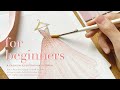 No figure drawing required fashion sketch tutorial for total beginners