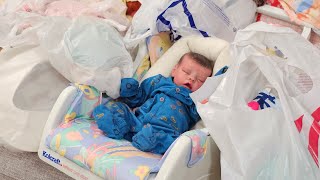 Reborn Reactions! HUGE THRIFT haul for Baby Dolls| Opening eBay Orders| Food| nlovewithreborns2011