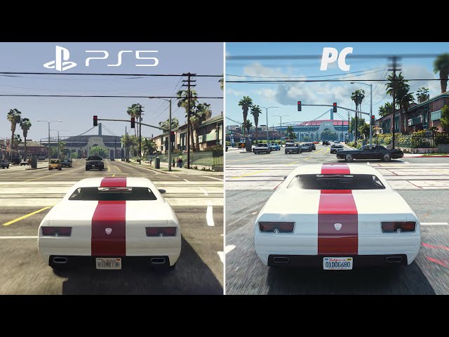 GTA V PS5 vs PC Video Comparisons Show PC Mods Retaining the Crown