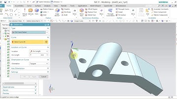 Học NX CAD Online - Bài 2 - Creating Datum Axis - Tạo Trục