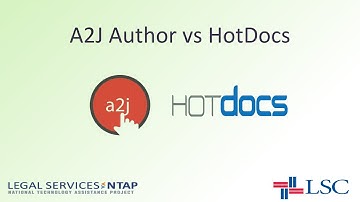 A2J Author vs HotDocs