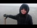 Январская червялка на дне Северного моря. #рыбалка #дети #червяк