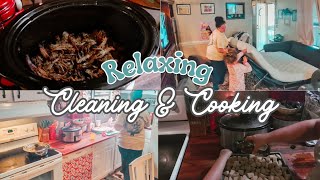 RELAXING CLEAN WITH ME | SINGLE WIDE | CHEESY POTATOES