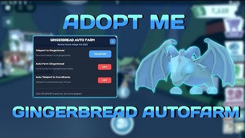 [NEW] ADOPT ME GINGERBREAD AUTOFARM SCRIPT_AUTO GROW PETS&FARM CASH_PASTEBIN ANDROID AND IOS