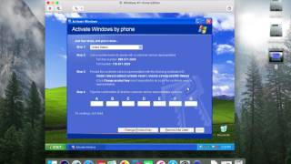 Attempting to activate Windows XP in August 2017