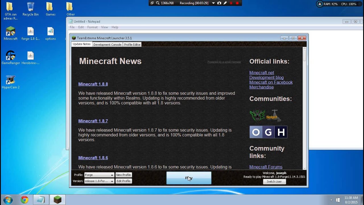 minecraft forge crash on launch minecraft forge crash on launch