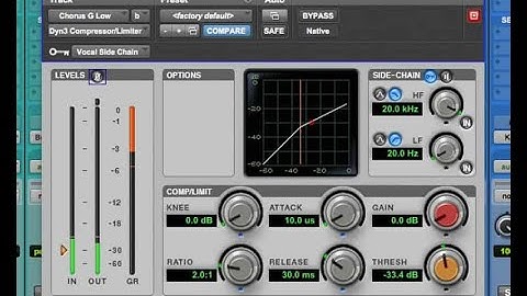 Pro Tools 2020 Sidechain Compression