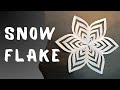 Snowflake Series 9/100❄️ | How to make paper snowflake | DIY Paper Craft ✨