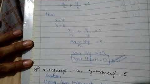 Mathematics Class 12 Chapter # 2 ( The Straight Line) Ex 2.5 Question # 2