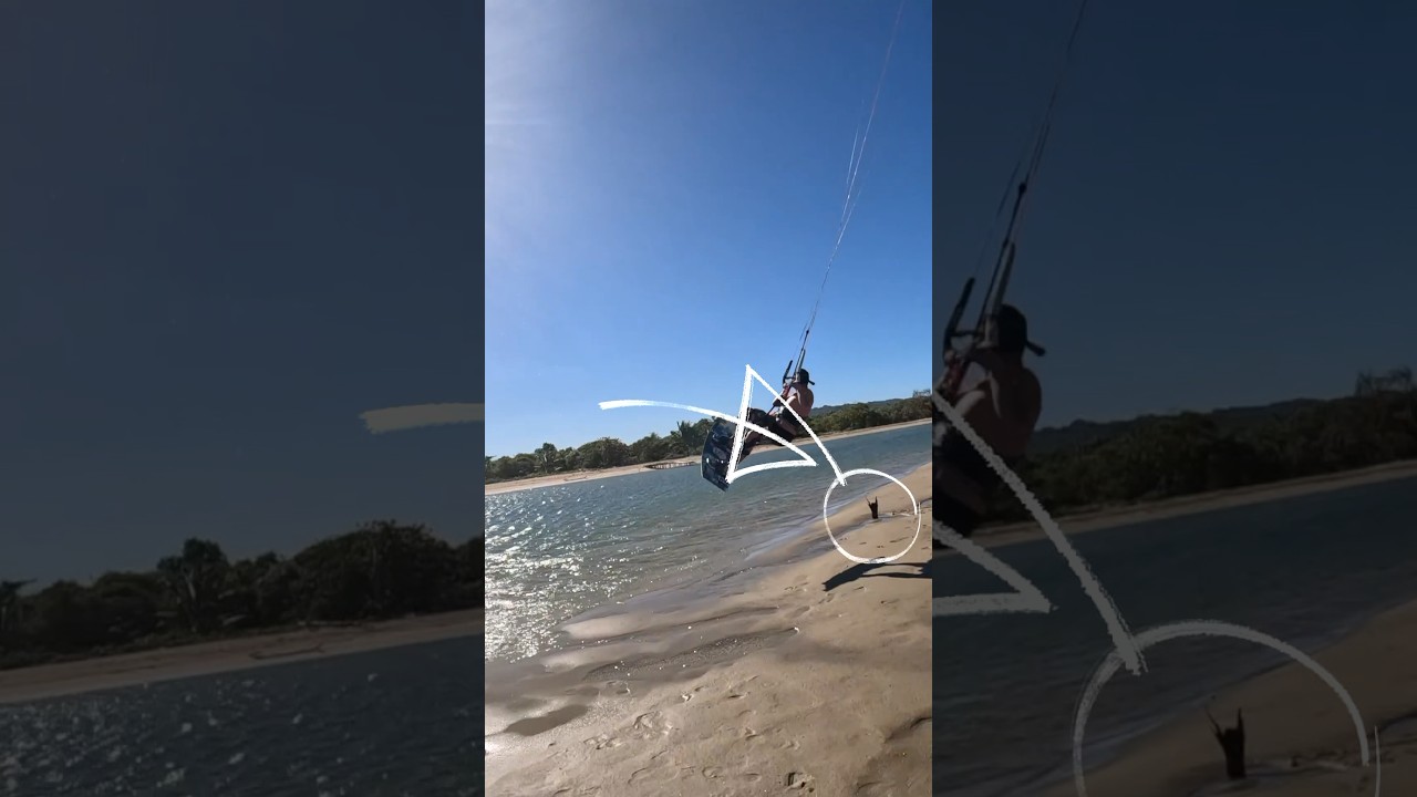 Near death kiteboarding crash!!! shorts courtintheact YouTube