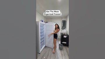 Got The Most Organized Freezer! #freezer #organization #freezerorganization #organizewithme