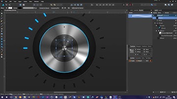 Draw a metal Knob in AffinityDesigner