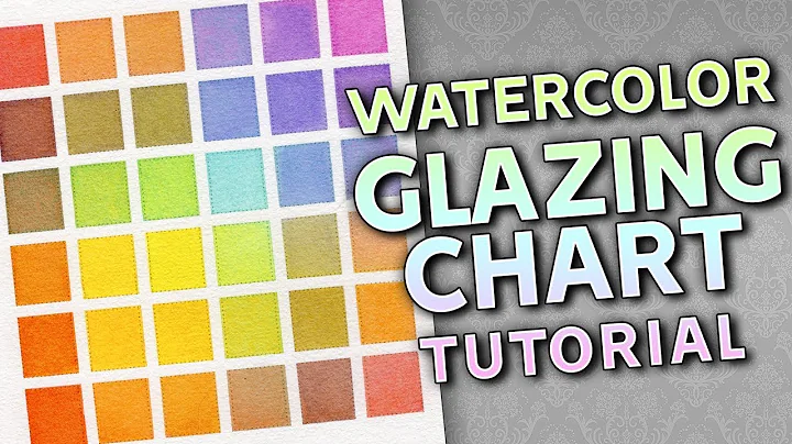 How to Make a Watercolor Glazing Chart • QoR High Chroma Watercolors