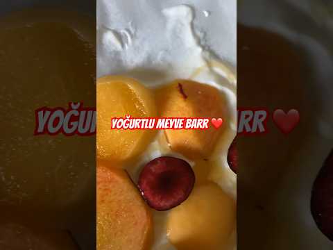 Yoğurtlu meyve bar 🥰 youtubeshorts #like #trending #asmr #love #eating #keşfet #reels #sağlıklıyaşa